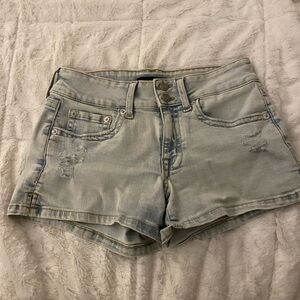 Aeropostale Low- Rise Midi Shorts Womens